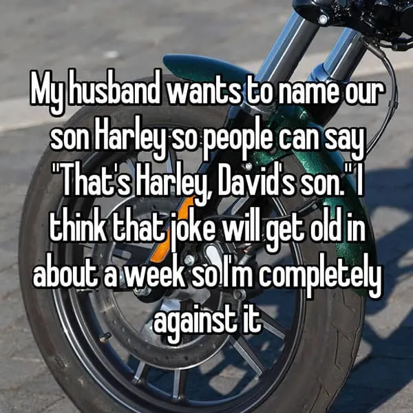 Disagreeing On Baby Names harley davids son