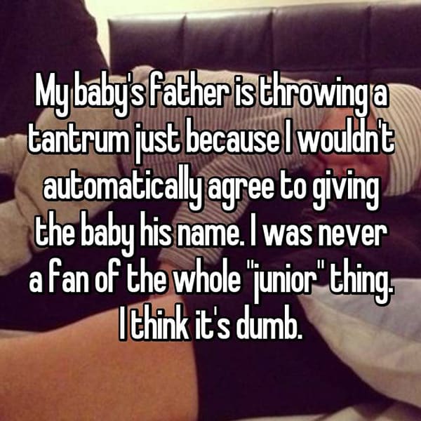 Disagreeing On Baby Names junior thing