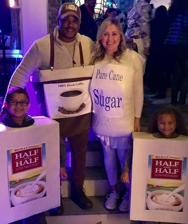 Family Halloween Costumes coffee