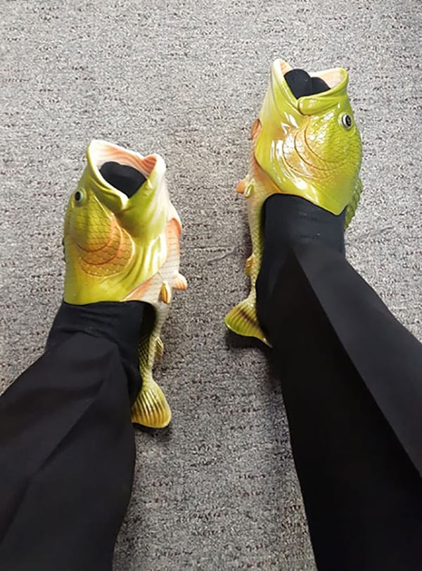 Funny Boyfriends And Husbands fish shoes