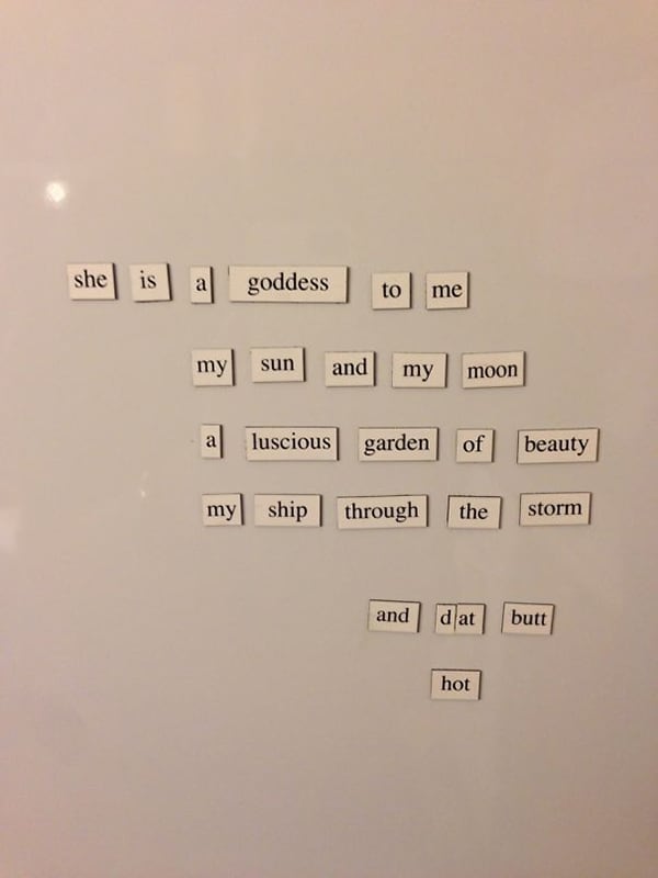 Funny Boyfriends And Husbands fridge poem