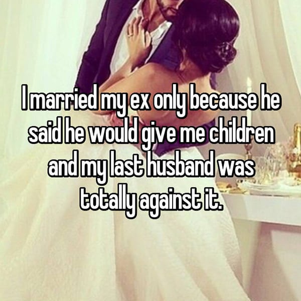 Married An Ex Partner give me children