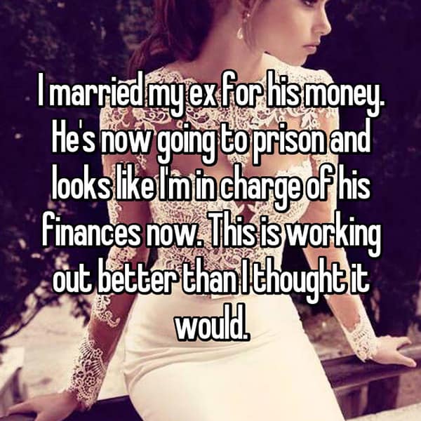 Married An Ex Partner going to prison