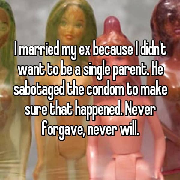 Married An Ex Partner never forgave
