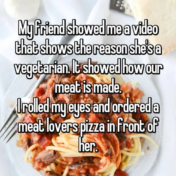 Meat Eaters Confess meat lovers pizza