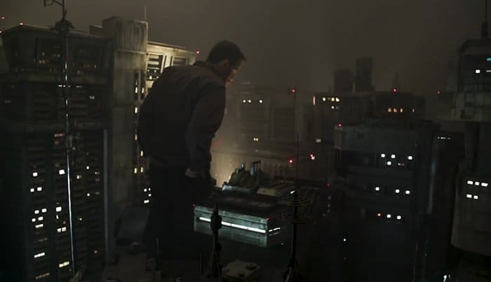 Miniature Film Sets Blade Runner 2049 walking around