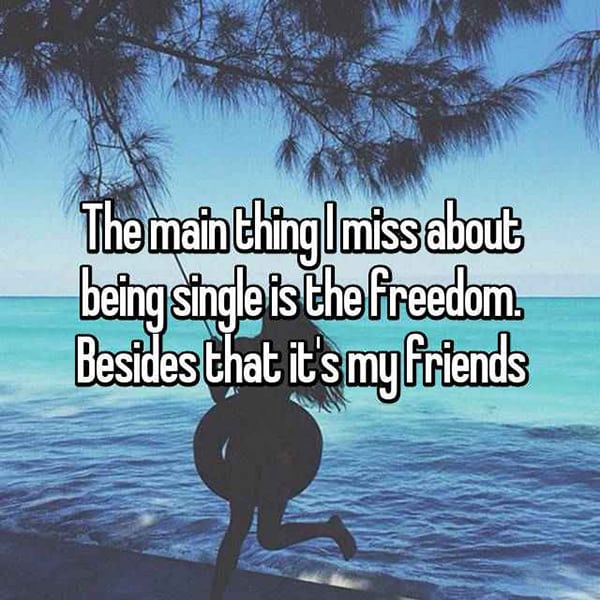 Miss About Being Single friends