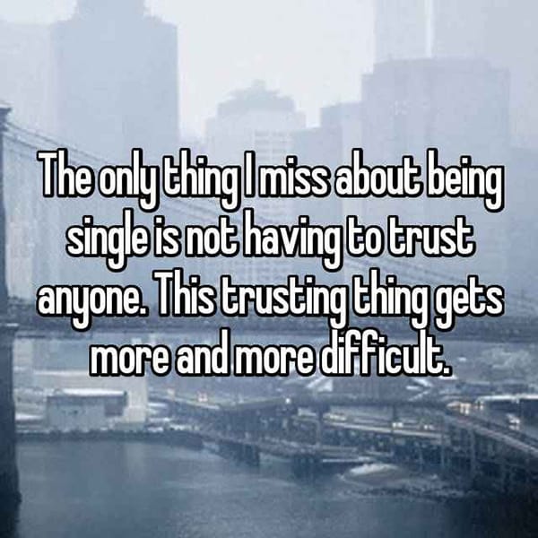 Miss About Being Single trust
