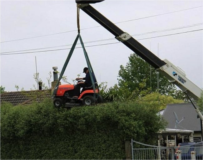 Natural Born Engineers hedge trimming