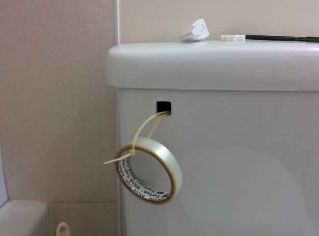 Natural Born Engineers toilet handle