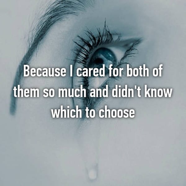 People Confess Why They Cheated didnt know which to choose