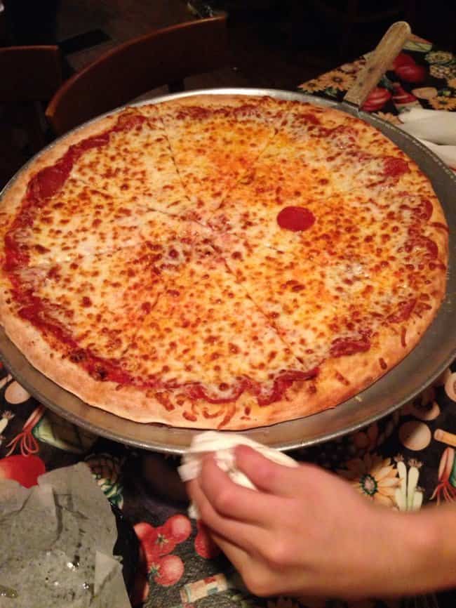 People Who Took Things Very Literally one pepperoni pizza