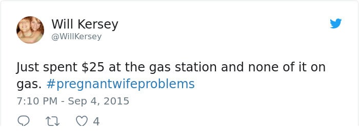 Pregnant Wife Problems none of it on gas