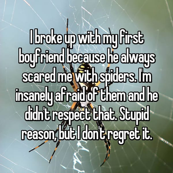 Secret Reasons People Dumped Their Partners spiders