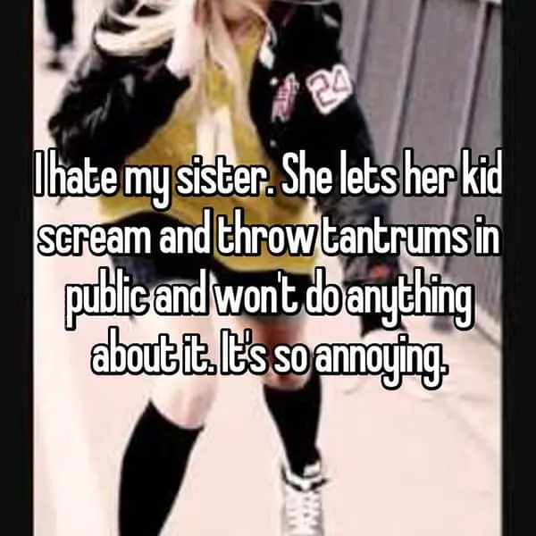 Secretly Hate Their Sisters tantrums