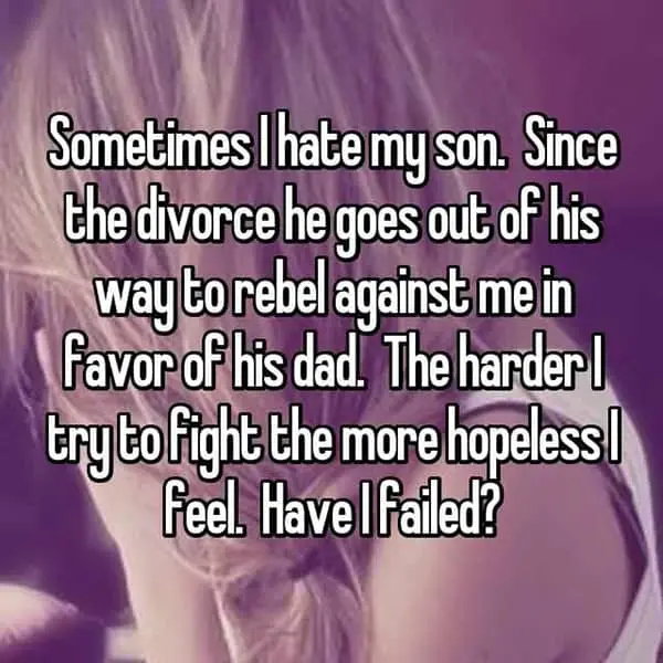 Shocking Confessions From Parents divorce