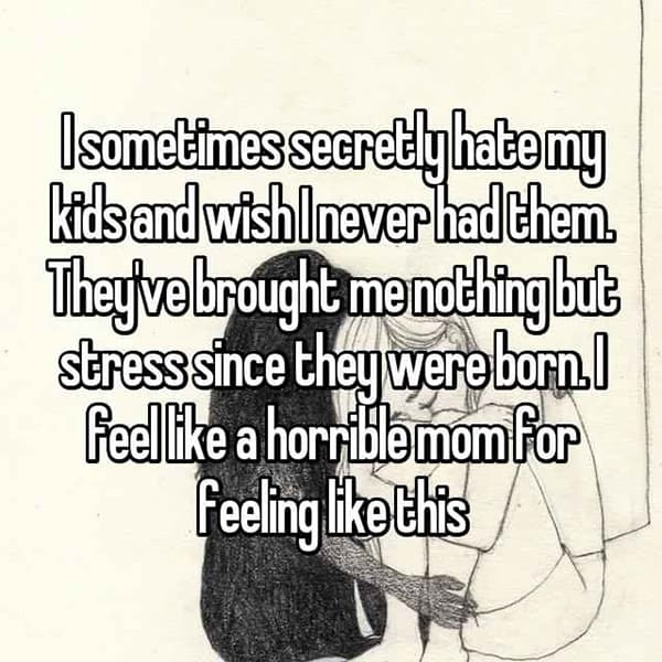 Shocking Confessions From Parents nothing but stress