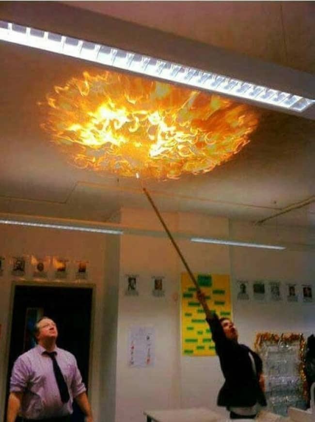 Teachers With An Awesome Sense Of Humor this fire class