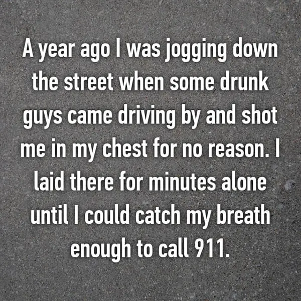 Things That Happened To Women Jogging shot me