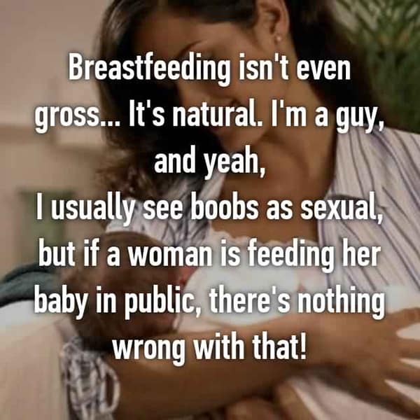 Thoughts On Breastfeeding men nothing wrong