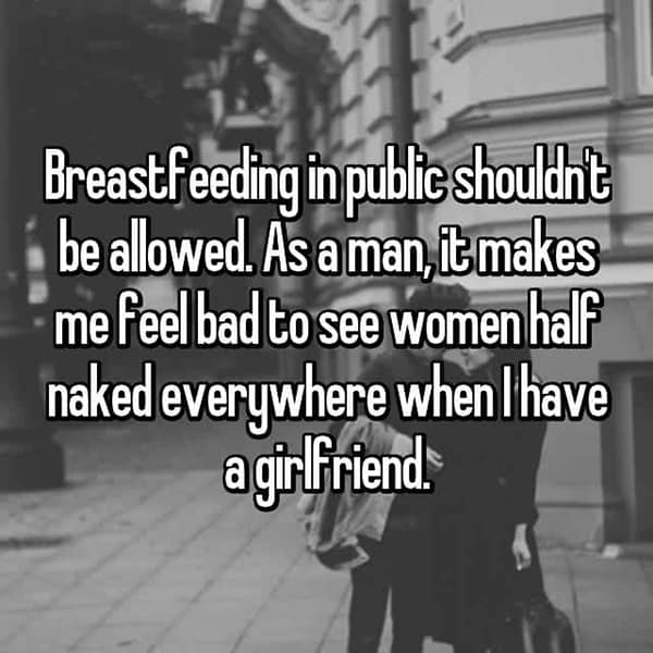 Thoughts On Breastfeeding men shouldnt be allowed
