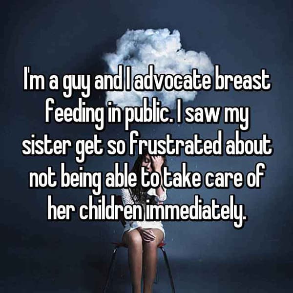 Thoughts On Breastfeeding men sister get frustrated