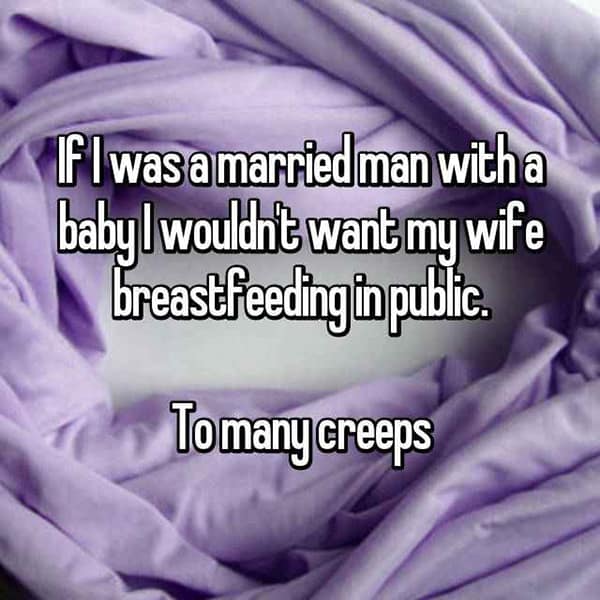 Thoughts On Breastfeeding men to many creeps