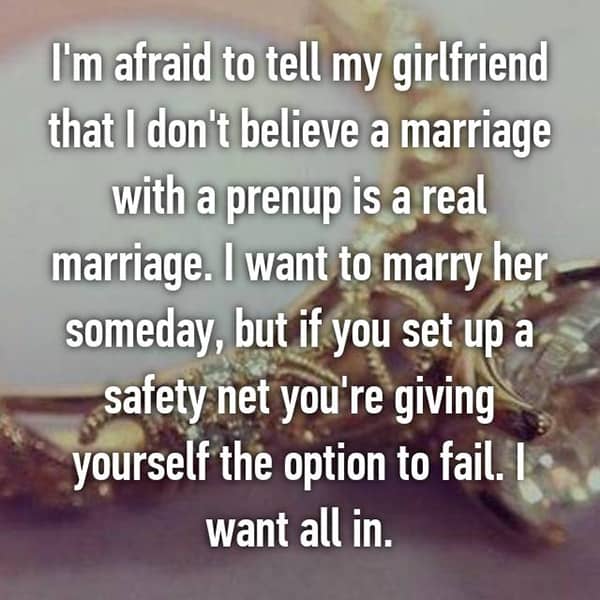Thoughts On Prenuptial Agreements i want all in
