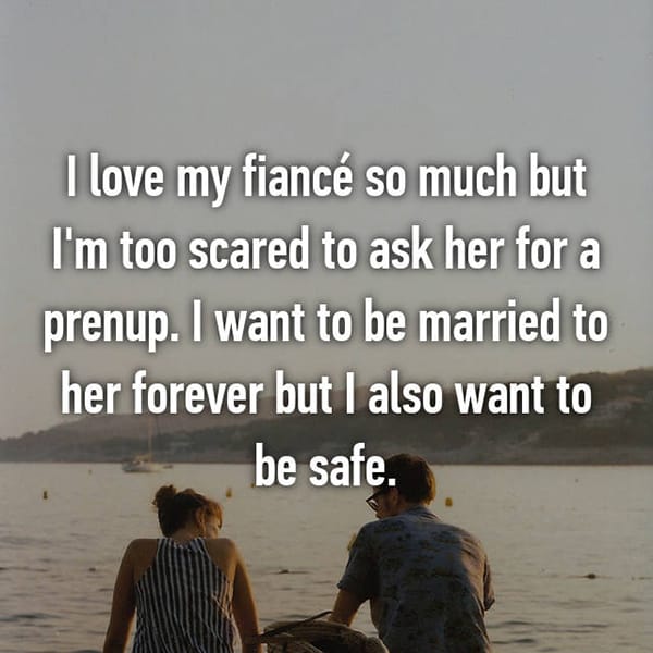 Thoughts On Prenuptial Agreements i want to be safe