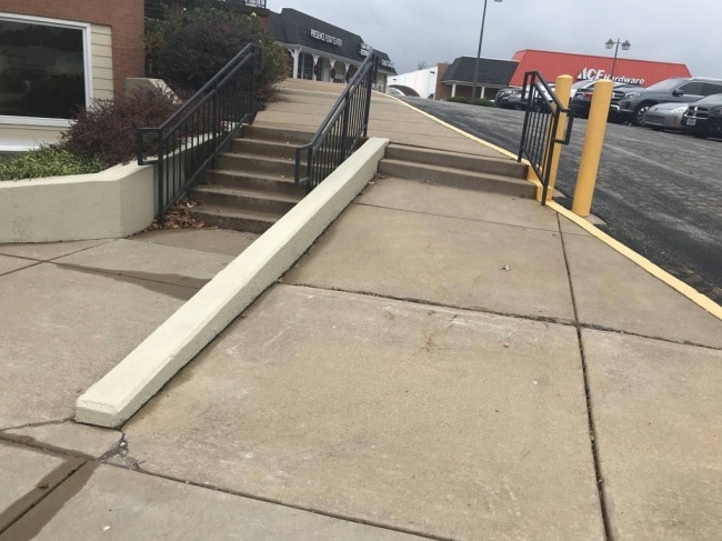 Times Designers Had One Job ramp with steps