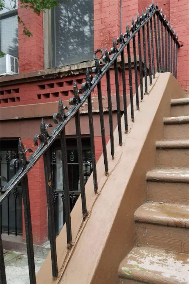 Times Designers Had One Job spiky hand railing