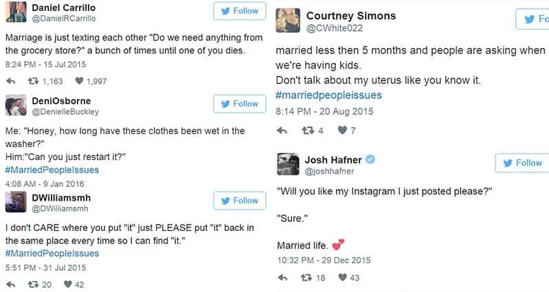 Tweets That Basically Sums Up Married Life