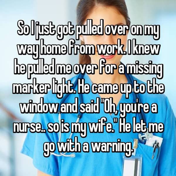 Ways That People Got Out Of Traffic Tickets nurse