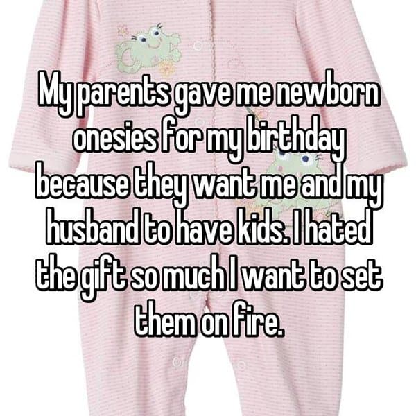 Worst Gifts onesies