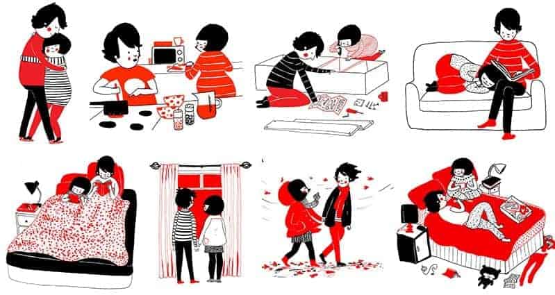 Adorable Illustrations That Show Love Is Found In The Small Things