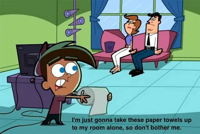 Adult Jokes Hidden In Cartoons paper towels
