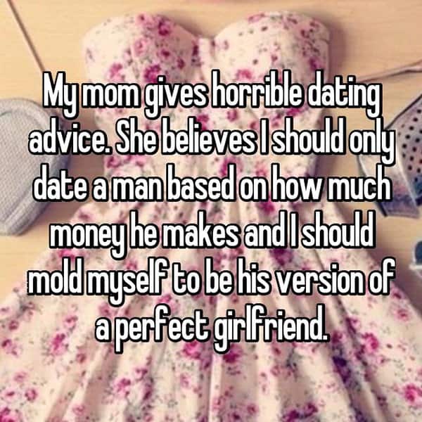 Best And Worst Parental Dating Advice date a man money