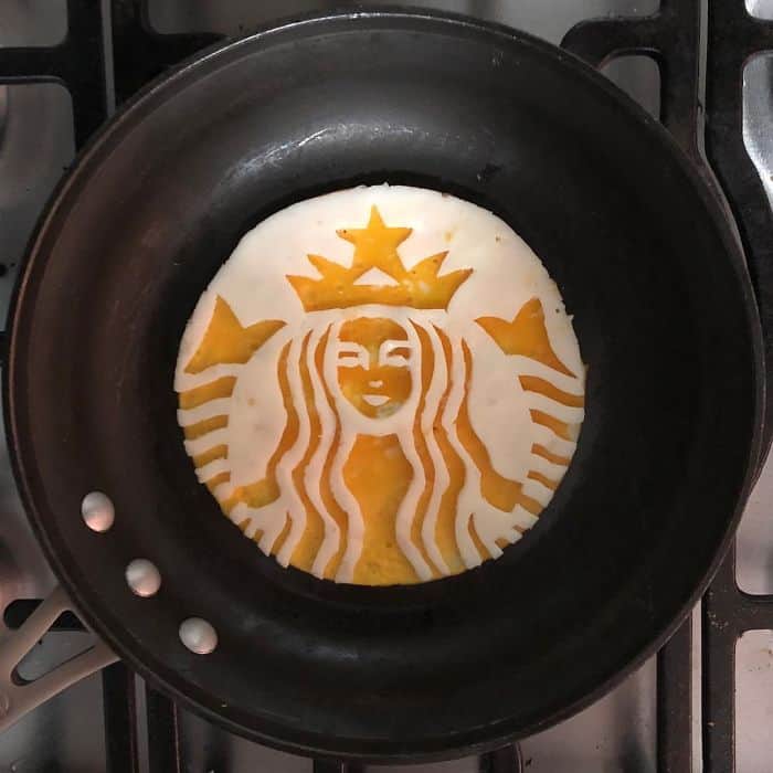 Breakfast Eggs Into Works Of Art starbucks