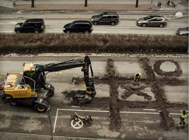 Cases Of Boredom Creativity naughts and crosses workers cement