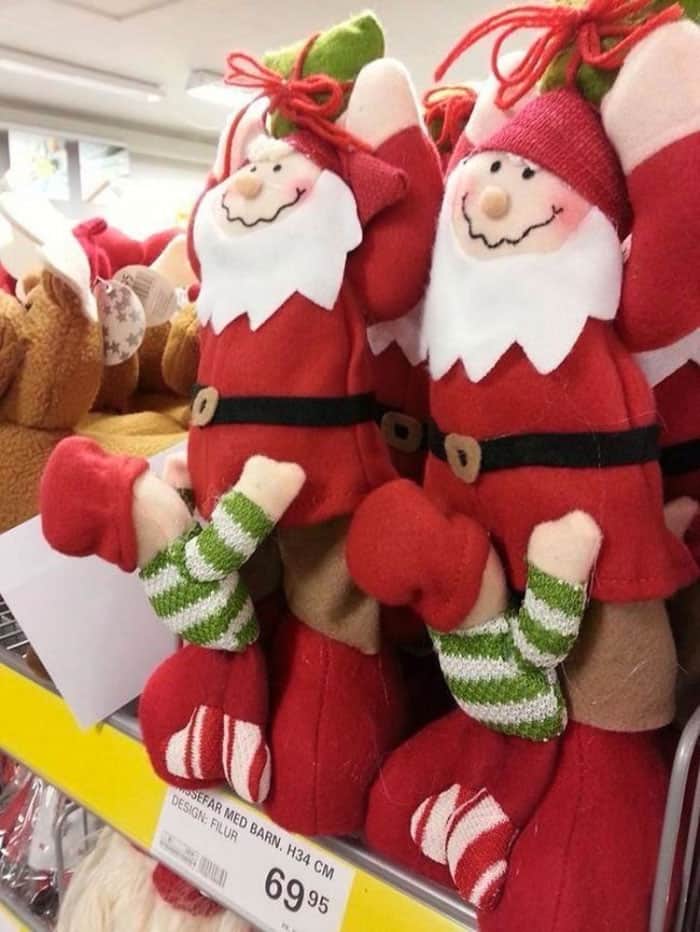 Christmas Design Fails rude elf and santa
