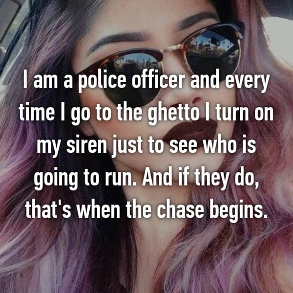 Confessions From Police Officers chase begins