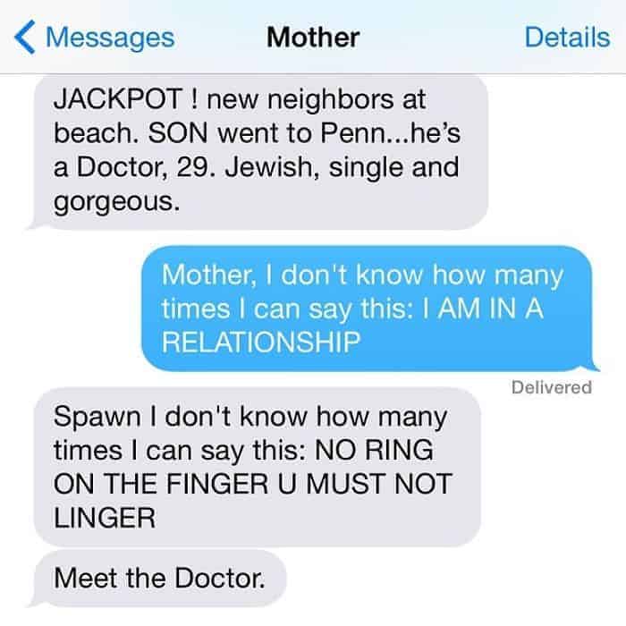 Crazy Jewish Mom Messages meet the doctor
