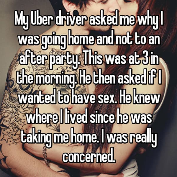 Creepiest Uber Driver Encounters concerned