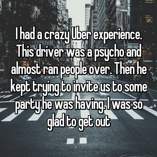 Creepiest Uber Driver Encounters ran people over