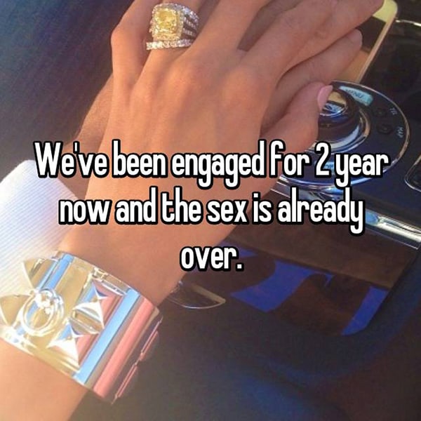 Engaged Forever No Wedding already over