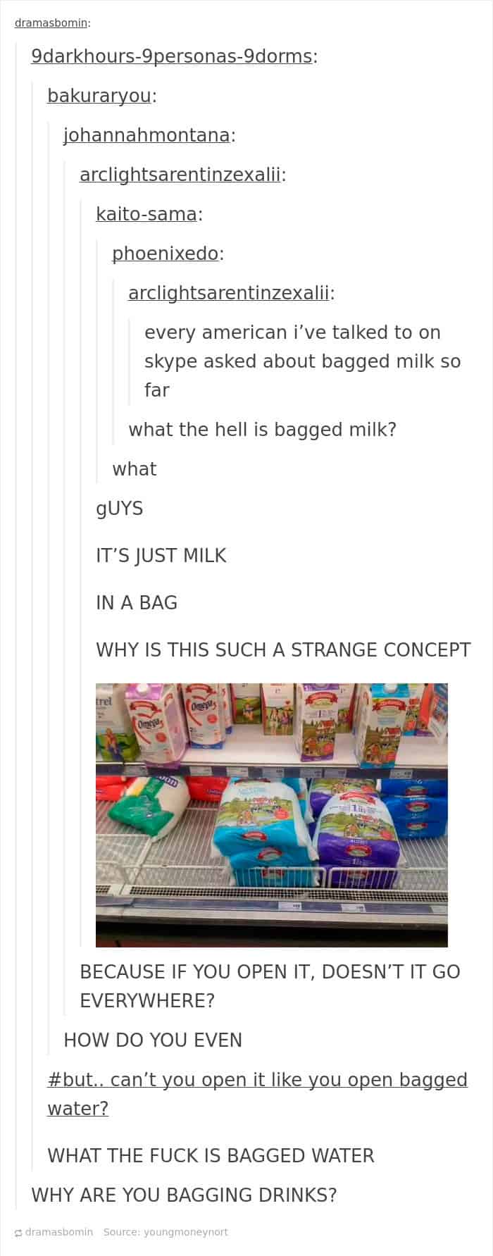 Funny Images About Canada bagged milk