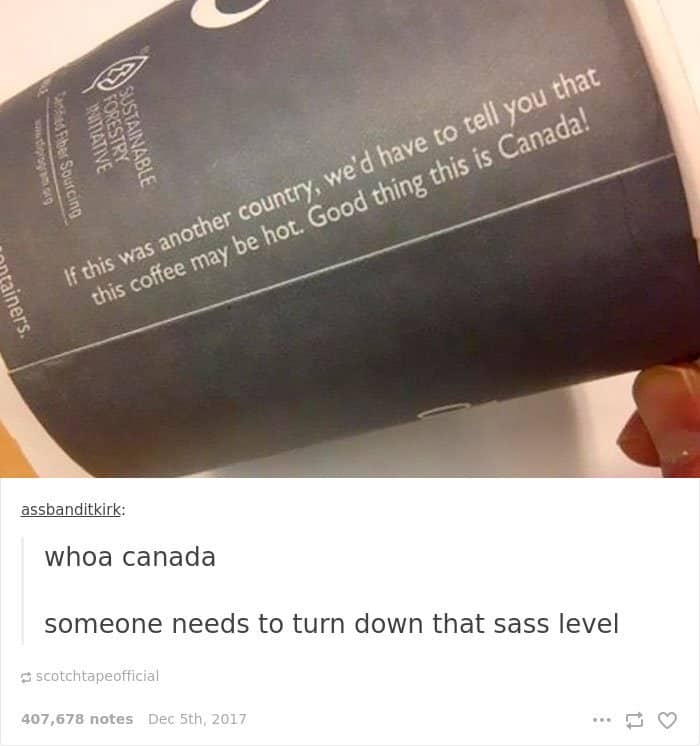 Funny Images About Canada good thing this is canada