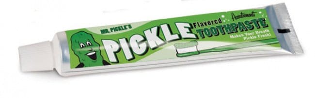 Genius Or Garbage inventions pickle toothpaste