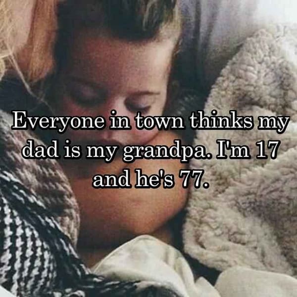 Growing Up With Older Parents dad is grandpa