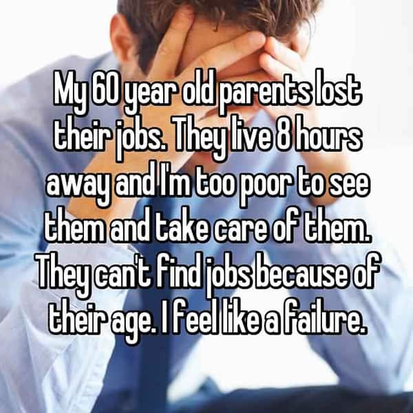 Growing Up With Older Parents feel like a failure